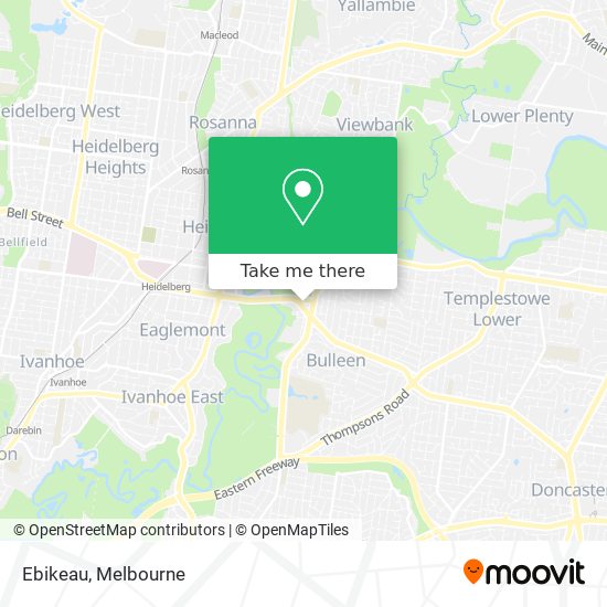 Mapa Ebikeau