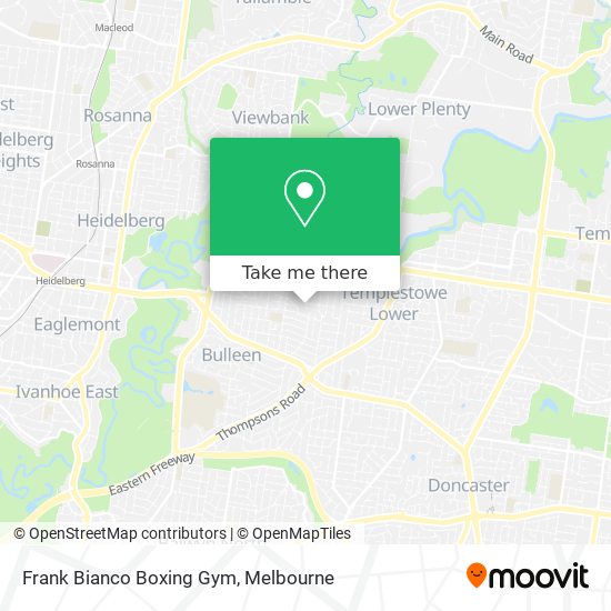 Frank Bianco Boxing Gym map