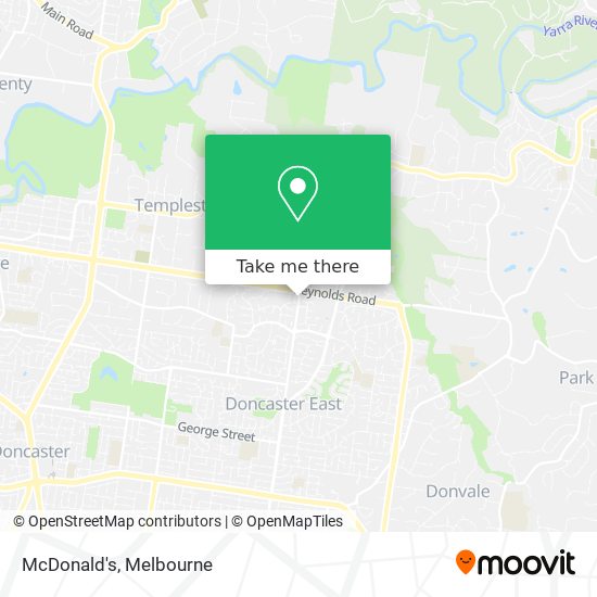 McDonald's map