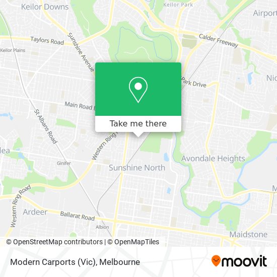 Modern Carports (Vic) map