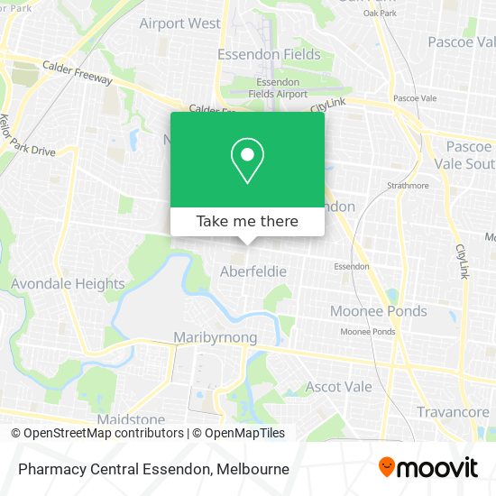 Pharmacy Central Essendon map