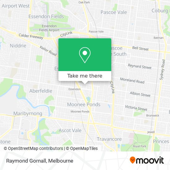 Raymond Gornall map