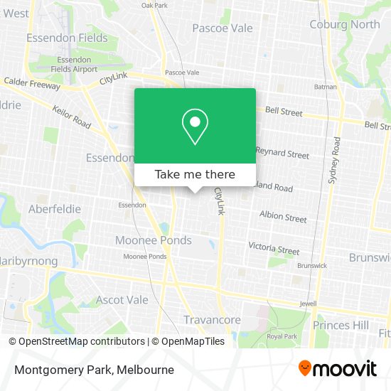 Montgomery Park map