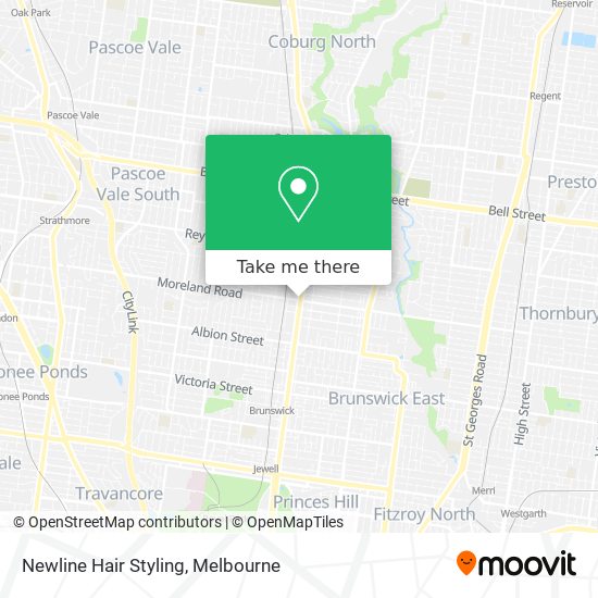 Newline Hair Styling map