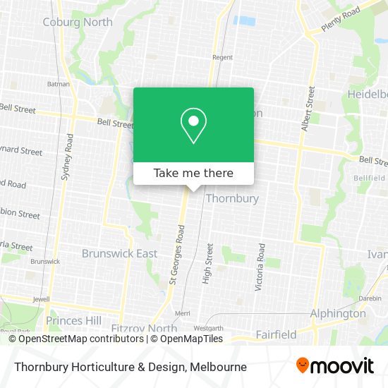 Thornbury Horticulture & Design map