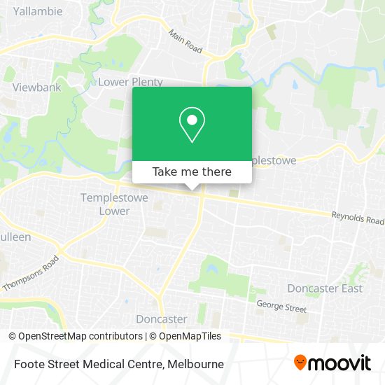 Foote Street Medical Centre map