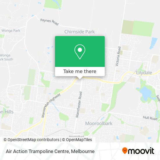 Air Action Trampoline Centre map