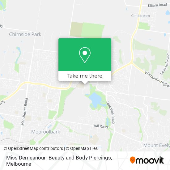 Miss Demeanour- Beauty and Body Piercings map