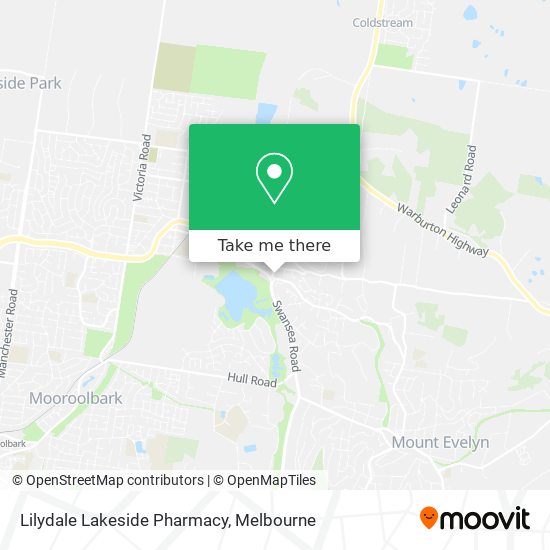 Lilydale Lakeside Pharmacy map