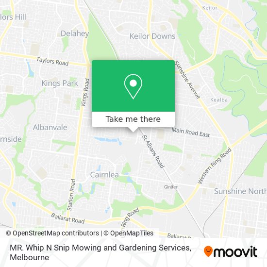 MR. Whip N Snip Mowing and Gardening Services map