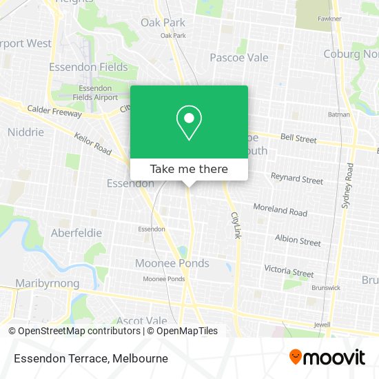 Essendon Terrace map