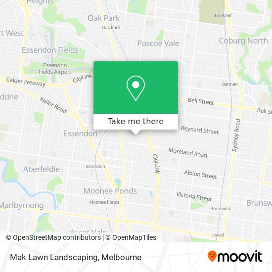 Mak Lawn Landscaping map