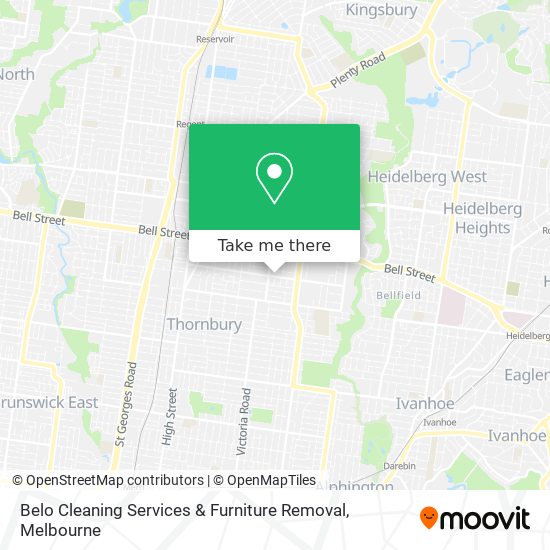 Belo Cleaning Services & Furniture Removal map