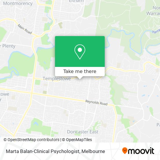 Marta Balan-Clinical Psychologist map