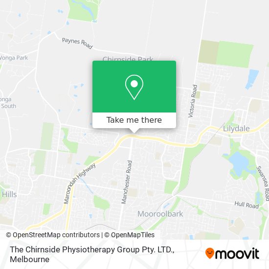 The Chirnside Physiotherapy Group Pty. LTD. map