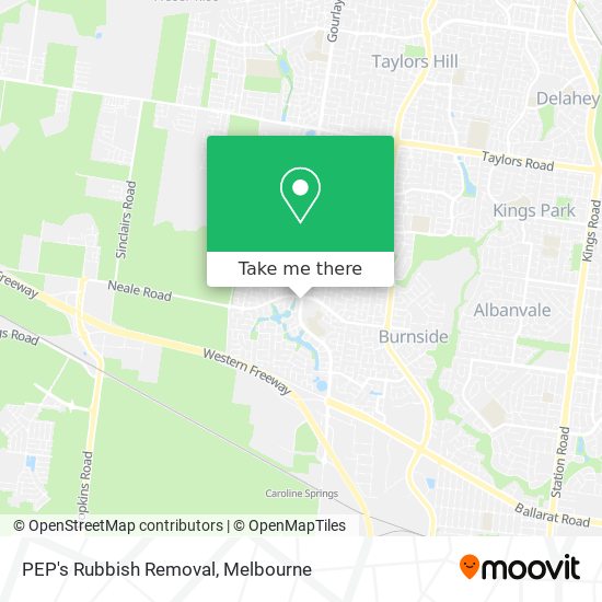 PEP's Rubbish Removal map