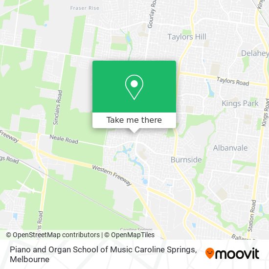 Piano and Organ School of Music Caroline Springs map