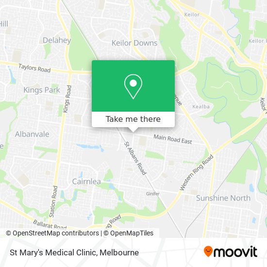 St Mary's Medical Clinic map