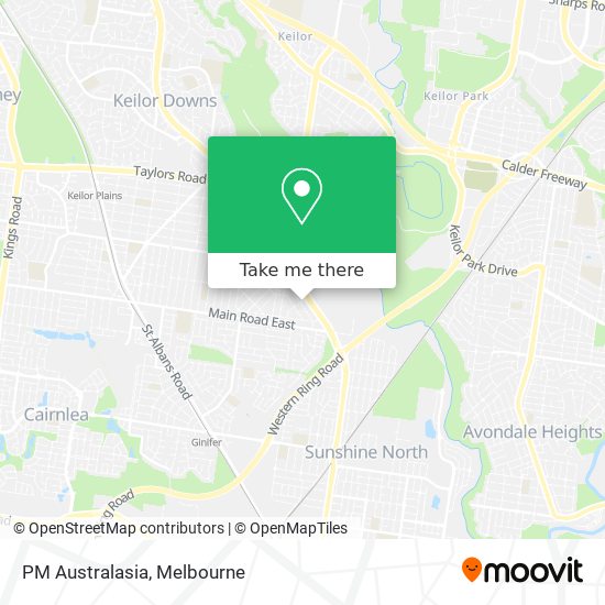 Mapa PM Australasia