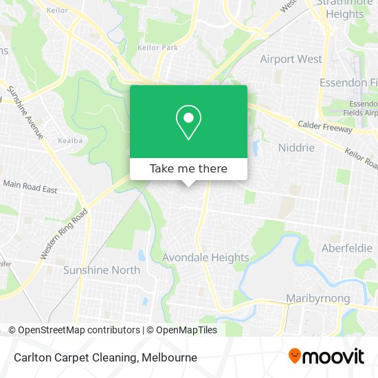 Carlton Carpet Cleaning map