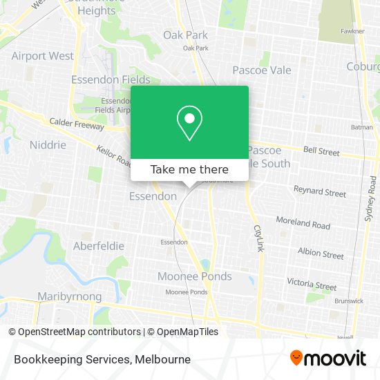 Bookkeeping Services map