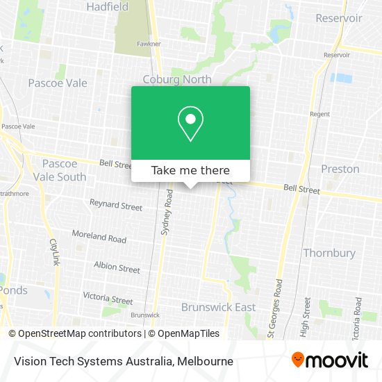 Vision Tech Systems Australia map