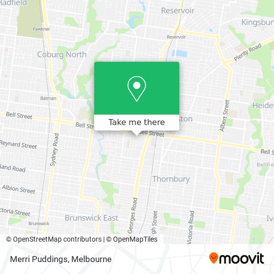 Merri Puddings map