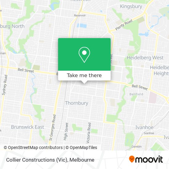 Collier Constructions (Vic) map