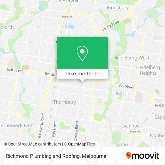 Richmond Plumbing and Roofing map