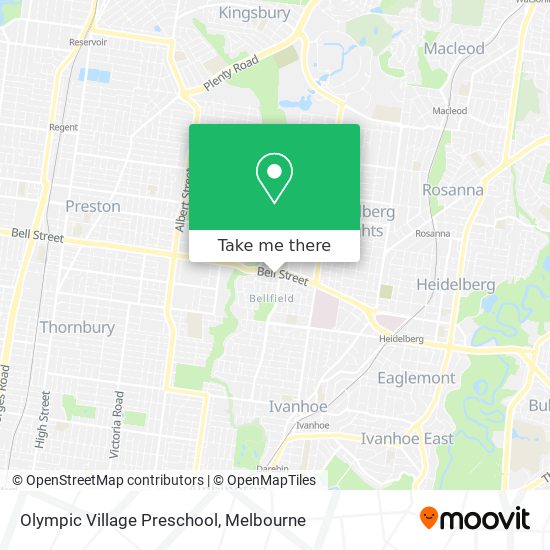 Olympic Village Preschool map