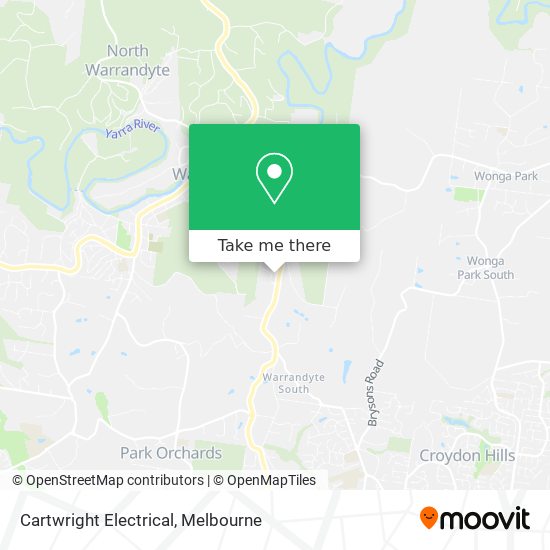Cartwright Electrical map
