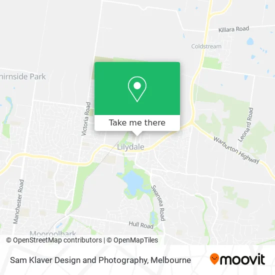 Sam Klaver Design and Photography map