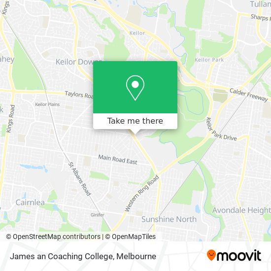 Mapa James an Coaching College