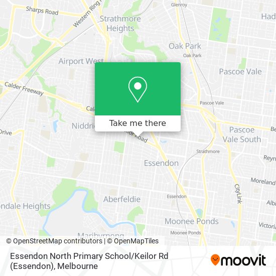 Essendon North Primary School / Keilor Rd map