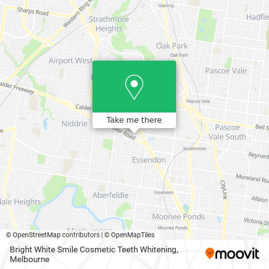 Bright White Smile Cosmetic Teeth Whitening map