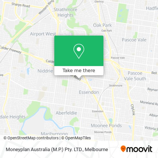 Moneyplan Australia (M.P.) Pty. LTD. map