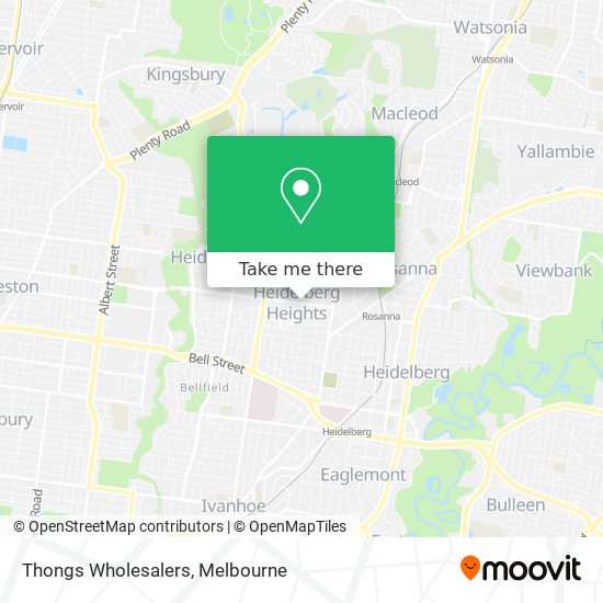 Thongs Wholesalers map