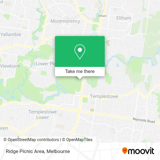 Mapa Ridge Picnic Area