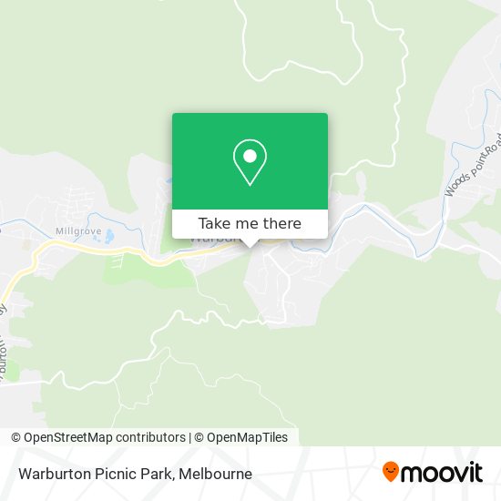 How to get to Warburton Picnic Park by Bus or Train?