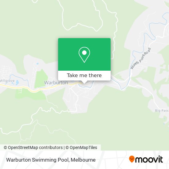 Warburton Swimming Pool map