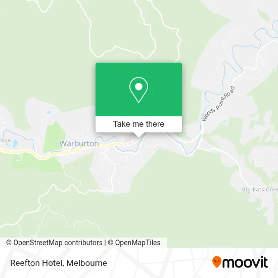 Reefton Hotel map