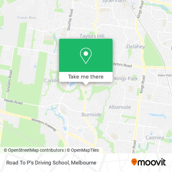 Road To P's Driving School map