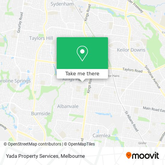 Mapa Yada Property Services