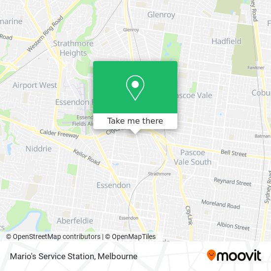 Mario's Service Station map