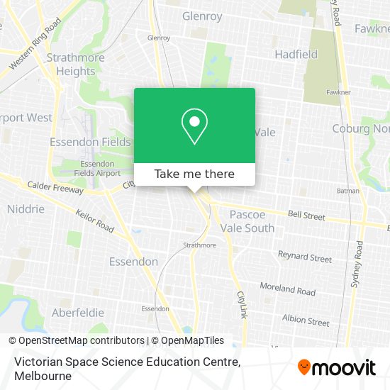 Victorian Space Science Education Centre map