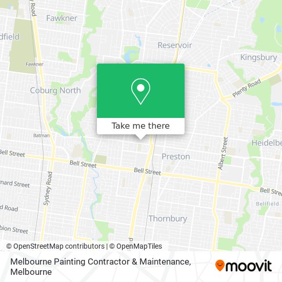 Melbourne Painting Contractor & Maintenance map