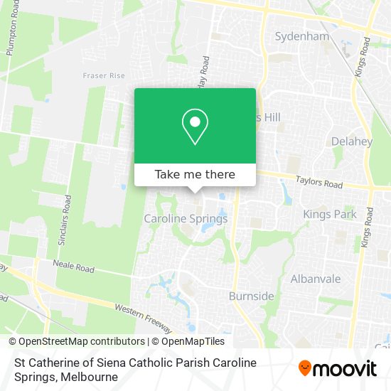 St Catherine of Siena Catholic Parish Caroline Springs map