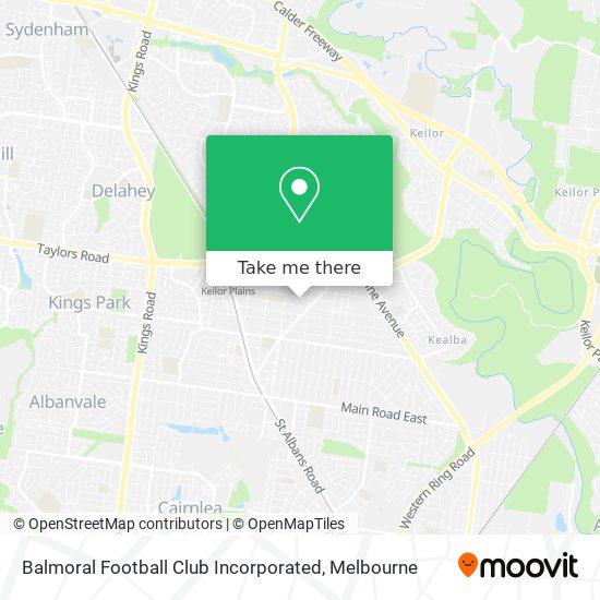 Balmoral Football Club Incorporated map