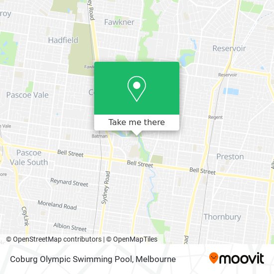 Coburg Olympic Swimming Pool map