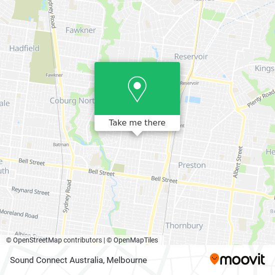 Sound Connect Australia map